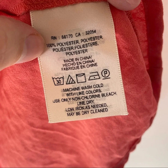 Anthropologie Maeve Off Shoulder Ruffle Islander Top Coral Size XS - Picture 4 of 5